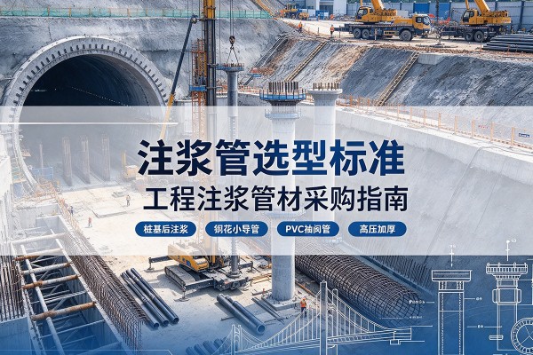 丹巴注浆管选型标准