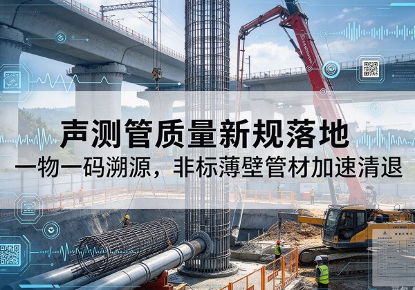丹巴声测管质量新规落地，一物一码溯源，非标薄壁管材加速清退